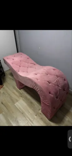 Maca extensão de cílios estética rosa bebê