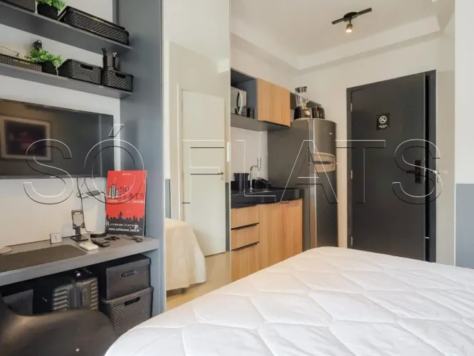 Studio mobiliado na Oscar Freire em Pinheiros ideal para morar ou investir