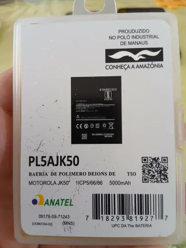 VENDO BATERIA MOTOROLA JK50 - 4.850/5.000 mAh