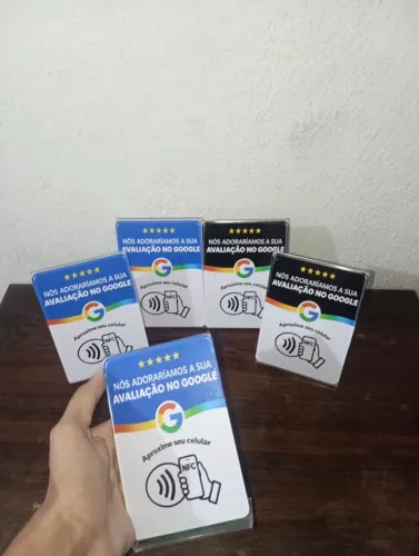 Plaquinha NFC Google