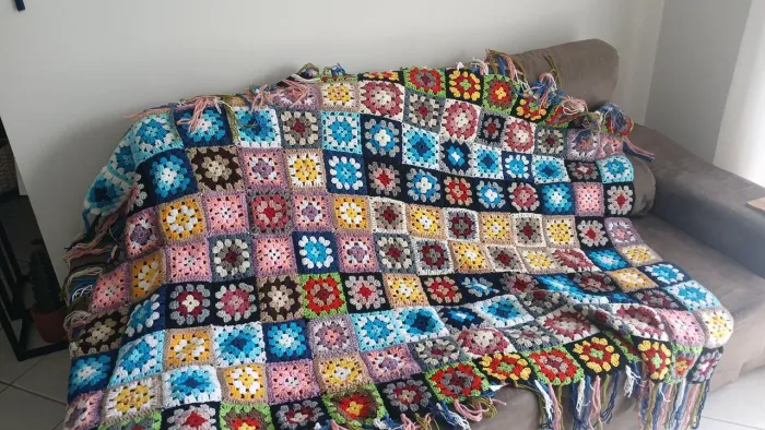 Manta de Crochê