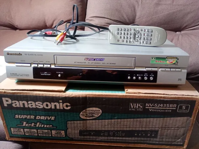 Video cassette Panasonic 5 cabeças.
