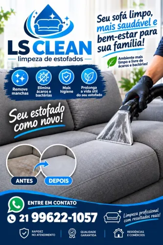 LIMPEZA DE ESTOFADOS EM GERAL