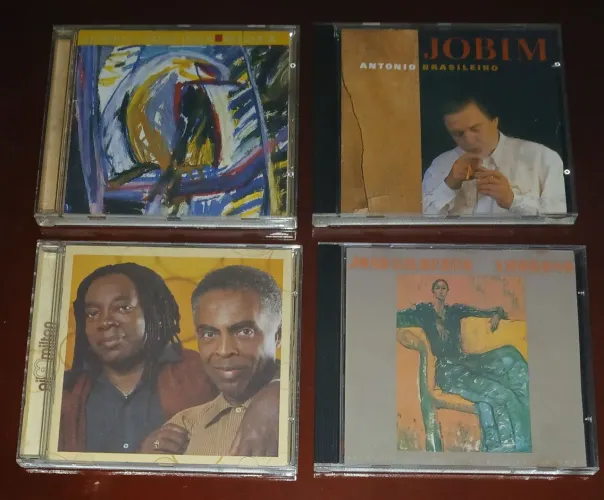 Cds Clássicos MPB: Tom Jobim, Gil & Milton e João Gilberto => R$ 25 CADA