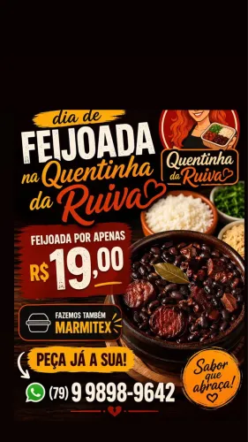 Fornecemos quentinhas