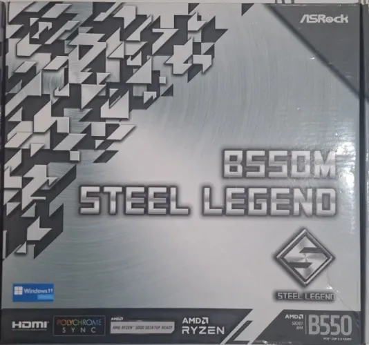Placa mãe Asrock Steel Legend B550M, AMD AM4 DDR4