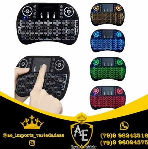 Mini teclado bluetooth para tv