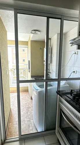 Porta de Correr em Alumínio com Vidro - 1,47m x 2,10m