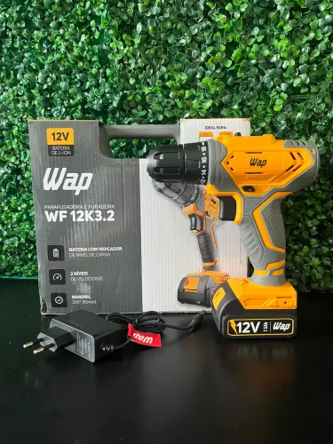 Parafusadeira e Furadeira a Bateria WAP 12K3.2 com Entrega Rápida!