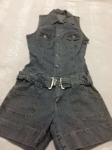 Macacão Jeans feminino