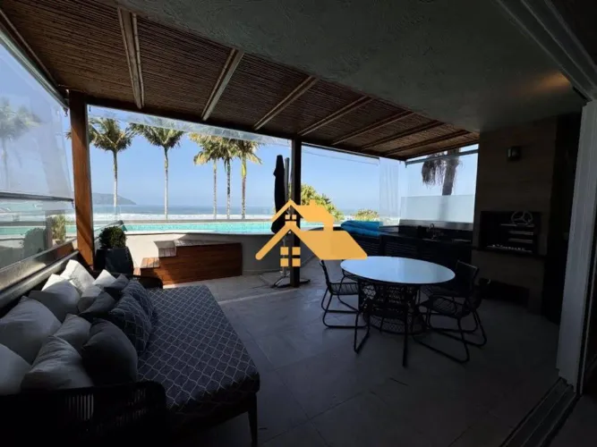 Locação de Temporada Casa Duplex com 4 Suítes, Piscina Privativa e Área Gourmet Acomoda