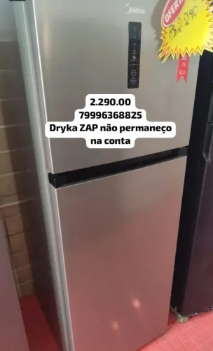 Geladeira Duas portas inox