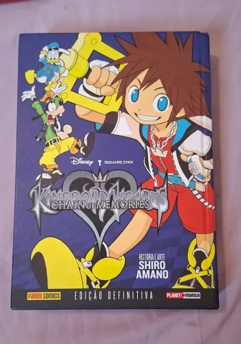 livro kingdom hearts chain of memories