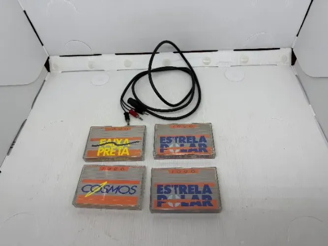 Fitas Cassetes Jogos MSX + Cabo de Dados