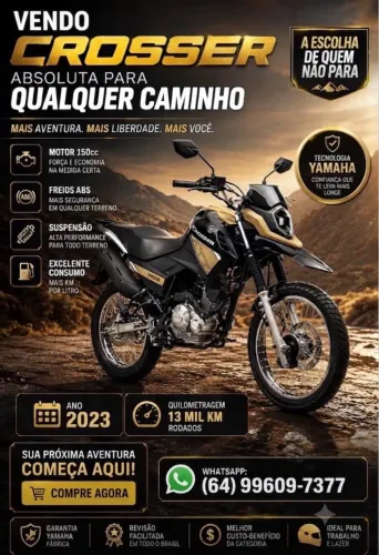 Moto crosser Yamaha 2023 