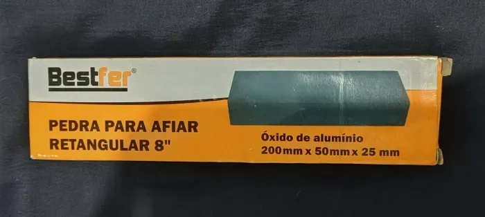 Pedra retangular para afiar 8"