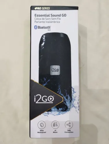 Caixa de Som Bluetooth Essential Sound Go i2GO 10W RMS Resistente à Água - i2GO PRO