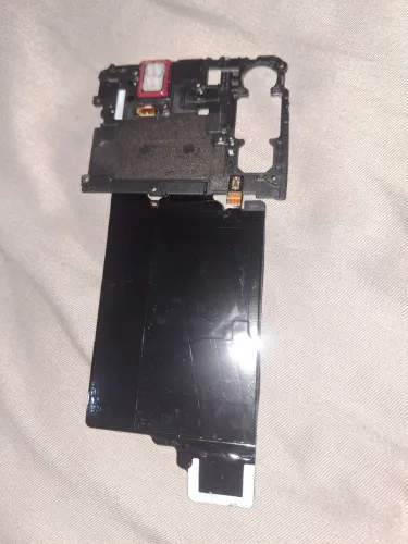 Flex original NFC S21 FE carregamento de indução com placa protetora