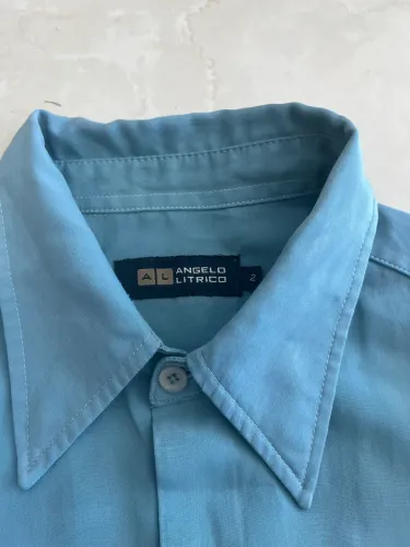 Camisa masculina, toque de seda, TAM. G.