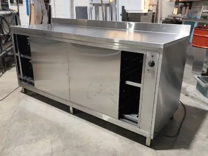 Bancada refrigerada inox profissional 2850mm para preparo SS