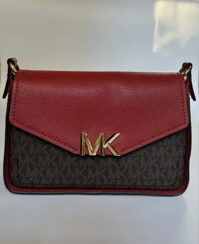 Bolsa Michael Kors Small Logo Envelope Signature Original e Seminova