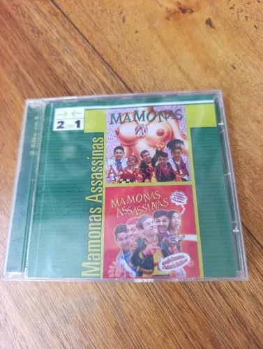 CD MAMONAS ASSASSINAS 2 EM 1 RARIDADE  COM 26 MÚSICAS. ANO 2008 