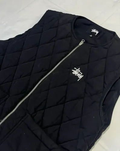colete stussy diamond black