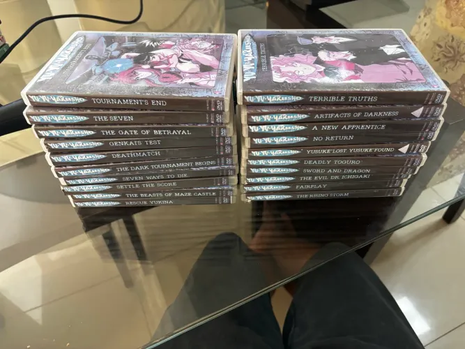 Lote DVD Anime: Yu Yu Hakusho (20 DVDs) + Digimon Tamers (7 DVDs)