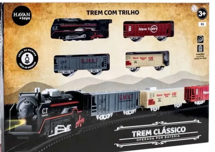 Trem movido a bateria - Havan Toys lacrado