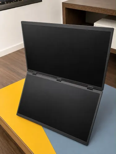 Monitor Duplo Portátil 18,5? IPS Full HD 100Hz - 2 Telas