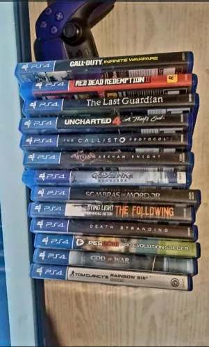 12 Jogos ps4 estado de zero apenas 500,00 tudo