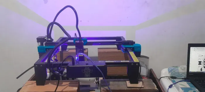 Maquina laser TTS 10W Pró