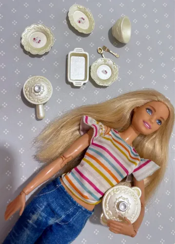 Kit louças para Barbie 