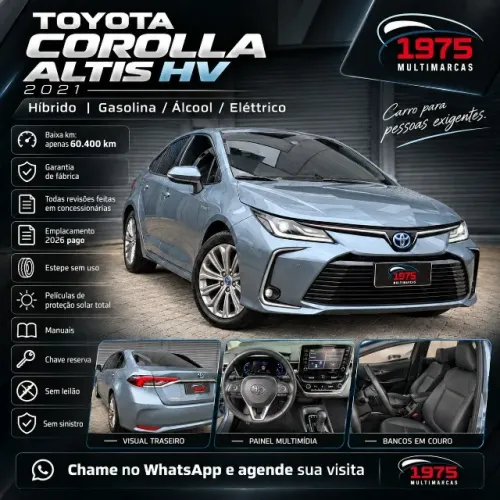Toyota Corolla Altis Hybrid 1.8 16V Flex Aut. 2021