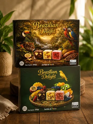 Kit 2 Caixas Doce Turco Brazilian Delight 250g