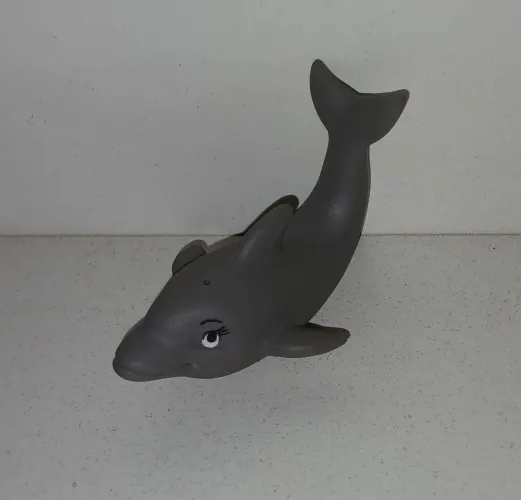 ACESSORIO PET BONECA BARBIE SEAWORLD GOLFINHO FOFINHO CINZA ORIGINAL