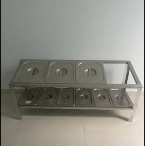 ? Oportunidade! Balcão de Inox para Restaurante/Cantina Novo nunca foi usado.?