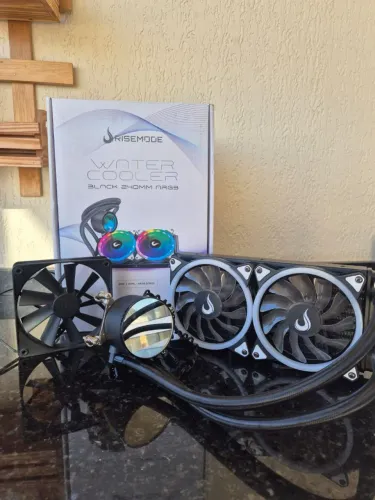 Water Cooler - Rise Mode, Black 240mm, RGB