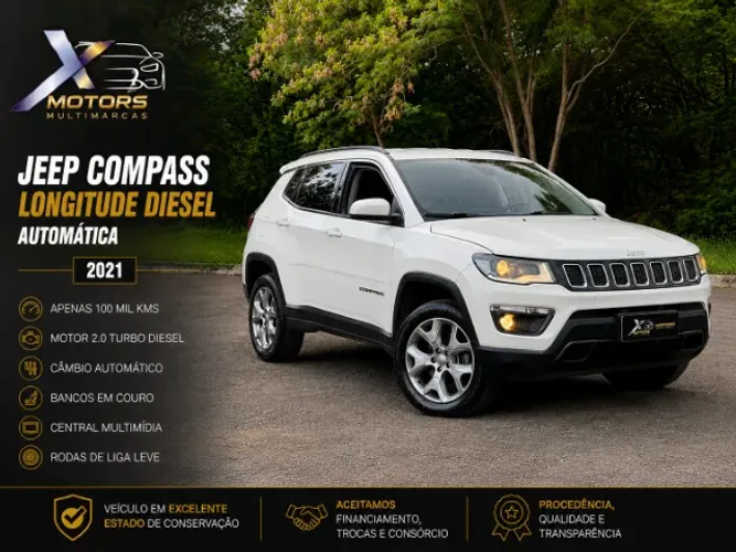Jeep Compass Longitude 2.0 4X4 Dies. 16V Aut. 2021