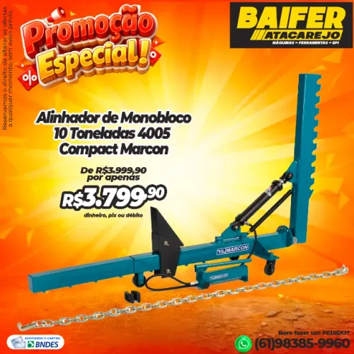 Alinhador de Monobloco 10 Toneladas 4005 Compact Marcon