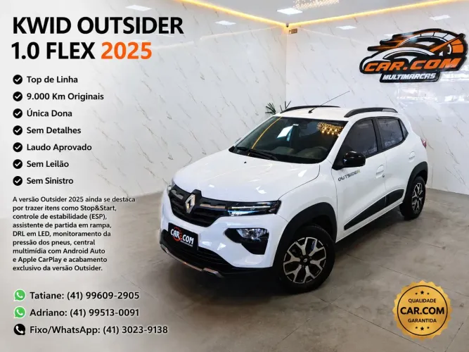 Renault Kwid Outsider 1.0 Flex 12V 5P Mec. 2025