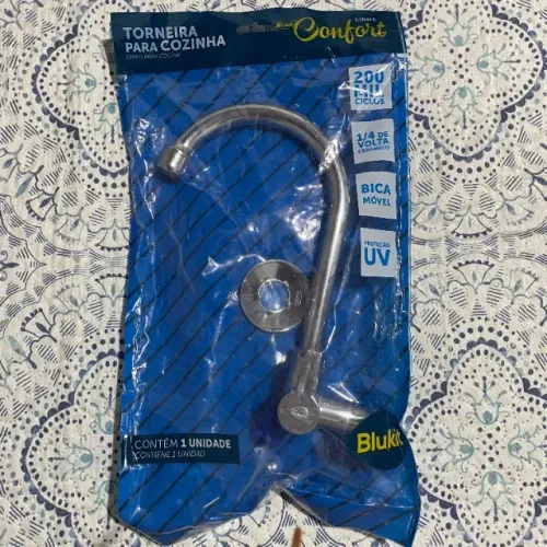 Torneira De Parede Cozinha 1/4 Volta Blukit