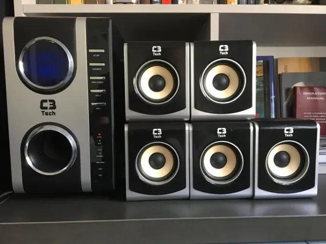 5.1 Multimídia Speaker C3Tech B511 ME