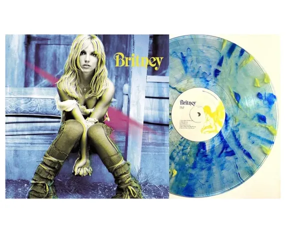 Britney Spears Britney álbum disco vinil LP 2001 Urban Outfitters colorido segunda edição