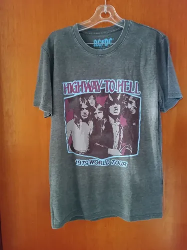 Camisa Masculina Lucky Brand AC/DC Highway To Hell 7MDG0413