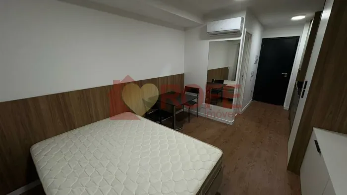 Studio mobiliado para alugar, 24m², no Helbor B Liv, no Brooklin, São Paulo/SP