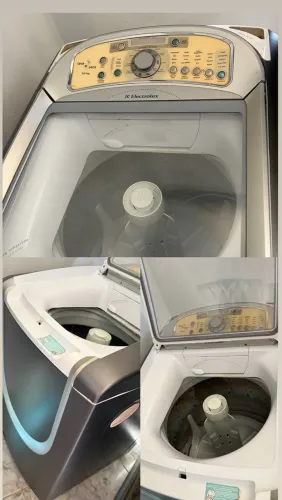 Máquina de lavar e secar