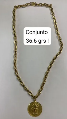 Conjunto Cartier 36.6 Gramas 18K 750