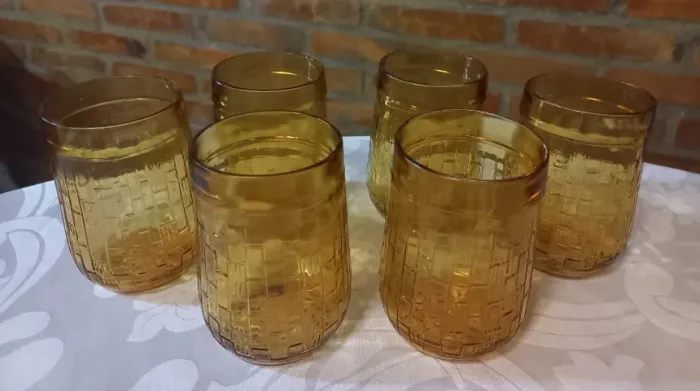 Jogo de Copos Antigos Duralex