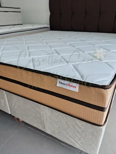 CAMA BOX QUEEN MOLAS ENSACADAS 1.98X1.58